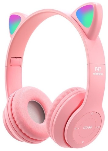 Наушники CAT EAR Wireless P47M розовый