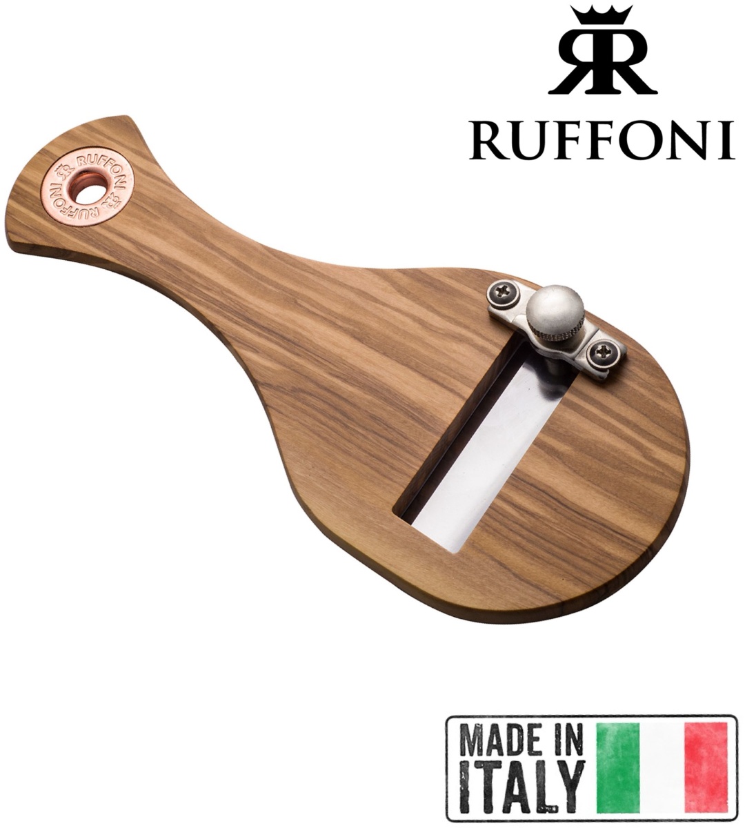 RUFFONI слайсер Italy Handcrafted Olivewood, дерево, сталь