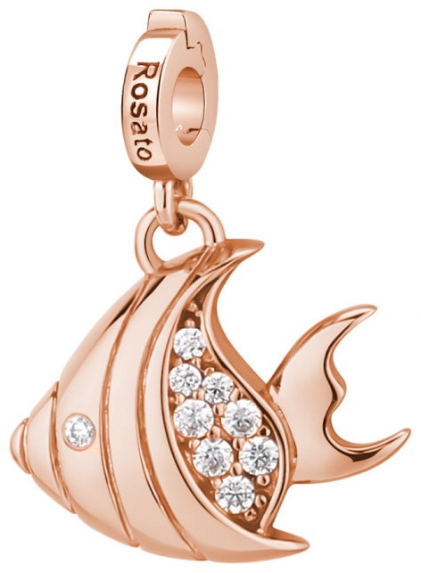 Шарм-подвеска Rosato RZ043 вес 1.92 г серебро, циркон