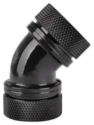 Фитинг угловой Thermaltake CL-W098-CA00BL-A черный