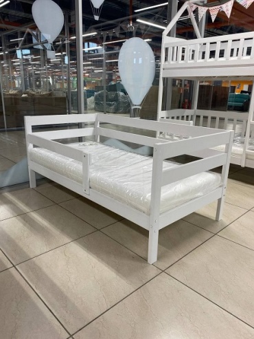 Детская кровать Aia home Софа Эко-9, 80x160 см, белый