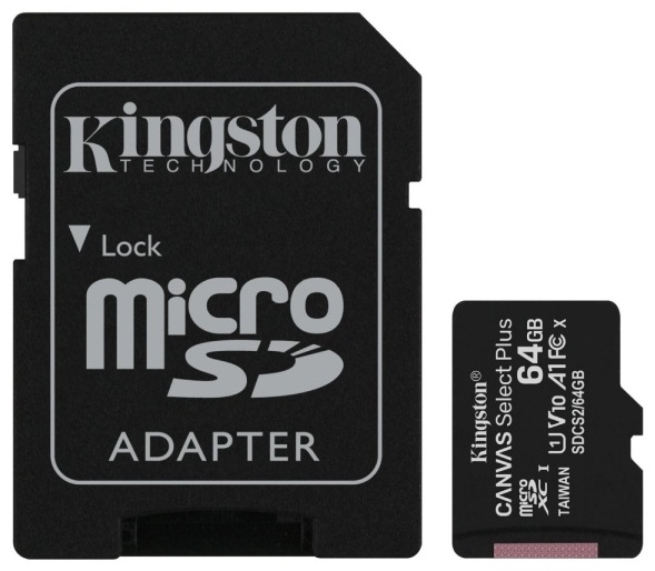 Карта памяти Kingston SDCS2/64Gb 64 Гб