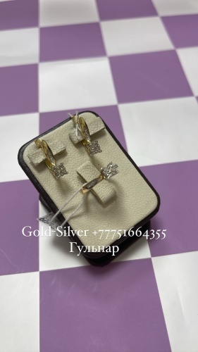 SAR-JEWELRY Ц-4-035-542_18 вес 7.2 г золото, бриллиант