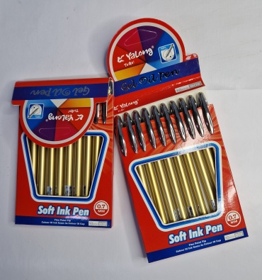 Ручка шариковая Yalong Gel Dil Pen 10 шт, цвет чернил синий