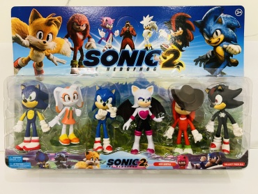 Фигурка Sonic Соник Sonic the hedgehog 9 см 6 шт