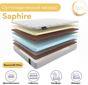 Матрас ASYL MATRAS Saphire, 80x190x25 см