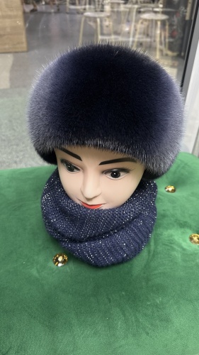 Шапка AVENUE размер универсальный, синий