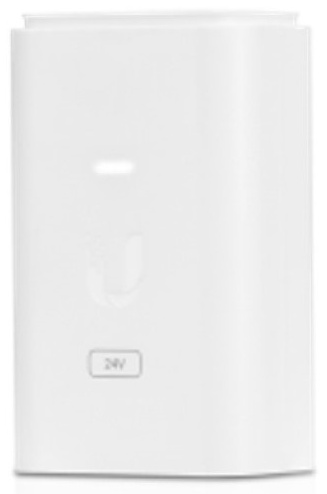 Ubiquiti PoE инжектор GIGABIT POWER ADAPTER POE-24-7W-G-WH 1 шт, пластик