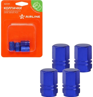AIRLINE колпачки на вентиль AVC09 D8