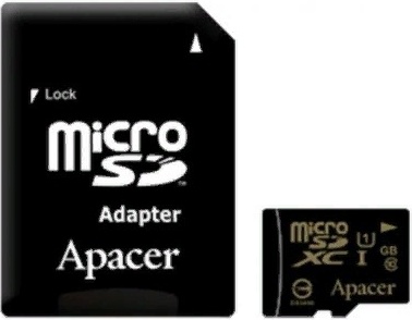 Карта памяти Apacer Micro SDXC AP128GMCSX10U1-R 128Gb