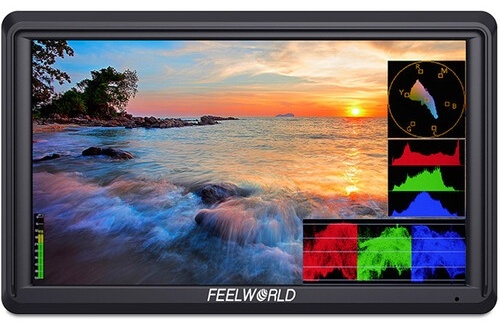 Накамерный монитор Feelworld FW568 V2 5.5" черный