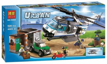 Bela 10423 City Вертолетный патруль