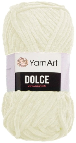 Моток YarnArt Dolce 745 - Молочный 120 м 100 г