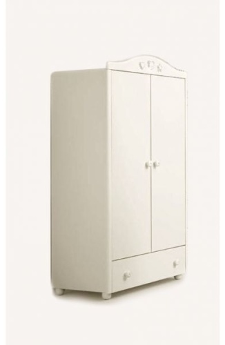 Распашной шкаф Mibb A260 Звезда, 105x191х58 см, белый