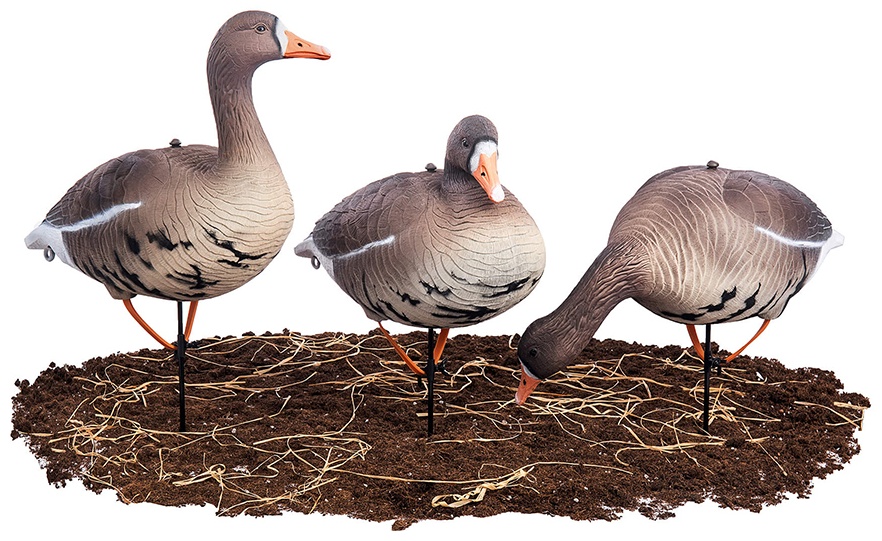 Чучело DUCK MANIA профиль гусиный BS-3D гусь белолобый