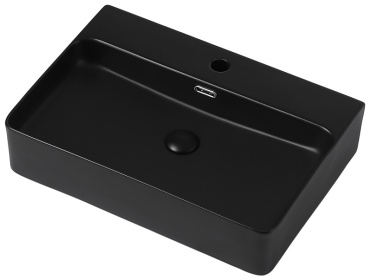 Раковина накладная 61 см Abber Rechteck AC2201MB