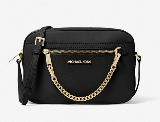 Сумка кросс-боди Michael Kors натуральная кожа черный