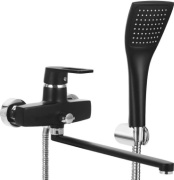 Смеситель для ванны DIAFONS 7033B, латунь, цвет черный, хром