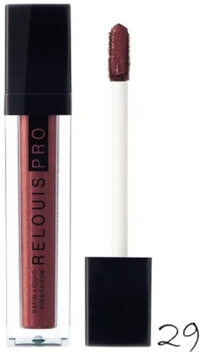 RELOUIS тени жидкие Satin Liquid Eyeshadow 29 Wine