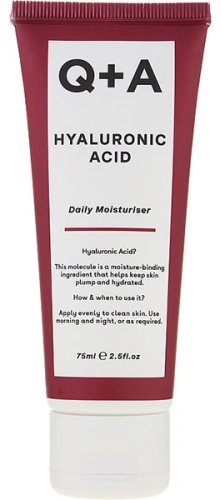 Q+A крем Hyaluronic Acid Daily Moisturiser для лица 75 мл