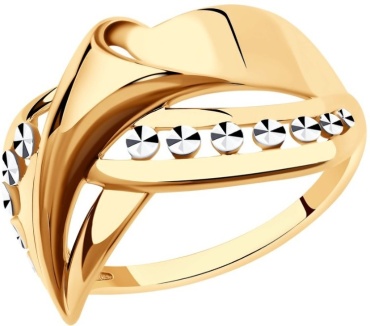 LUXOR JEWELRY LUXOR 018742 17,5 размер 17.5 вес 2.5 г золото, без вставок