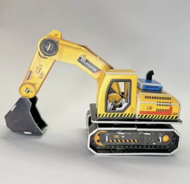3d пазл Экскаватор LX1004 3D 35 деталей