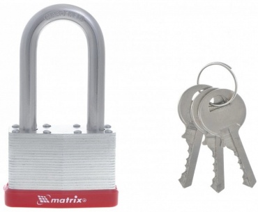 Замок навесной, английский Matrix 91811, 65х65 мм