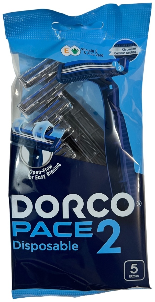 DORCO Pace 2 бритвенный станок 5 шт