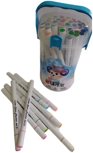 Набор двусторонних маркеров для скетчинга Color Marker 48 цветов (ZS-233 )