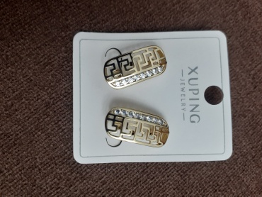 Серьги Xuping медицинское золото, без вставок