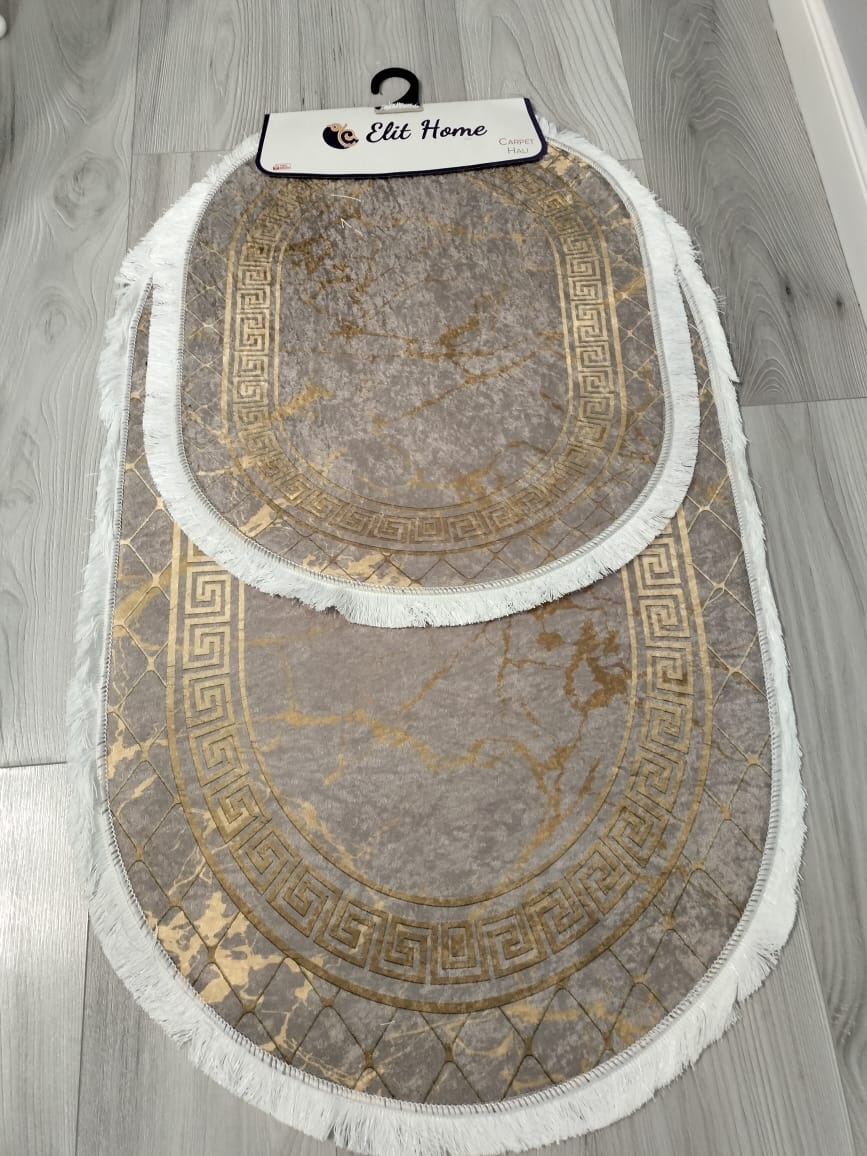 Elit Home комплект ковриков 847045 100x60 см, микрофибра