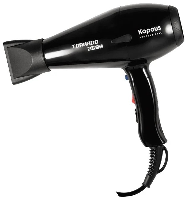 Kapous Professional Tornado 2500 фен черный