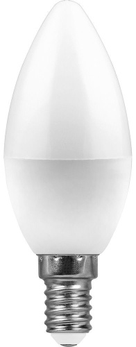 Feron 9W Е14, светодиодная, теплый белый