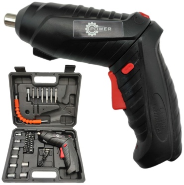 Аккумуляторная отвертка POWER-KZ PW-48SCR, 4 В
