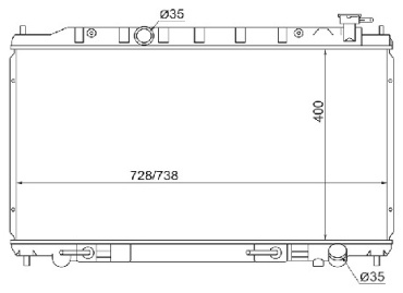 SAT радиатор основной NS0004-J31-V6