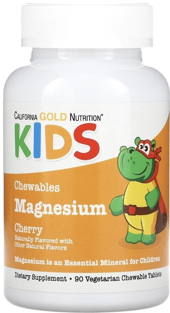 Купить California Gold Nutrition Жевательные таблетки с магнием для ...