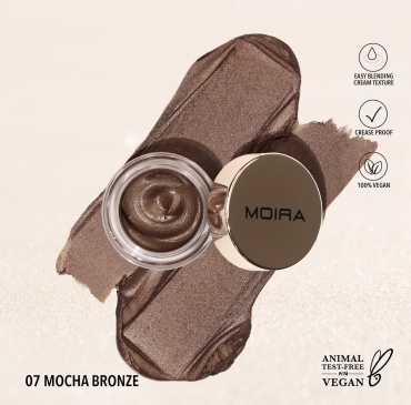 MOIRA тени кремовые Everlust Shimmer Cream Shadow 07 mocha bronze