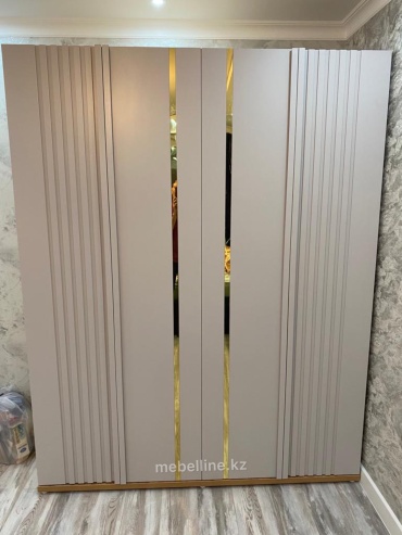 Распашной шкаф 30176110_656290, 180x230х60 см, кремовый