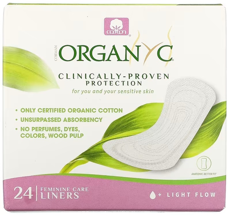ORGANYC прокладки ежедневные Light Flow 24 шт