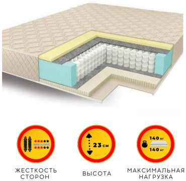 Матрас ALI HOUSE Uani Tido, 110x200x23 см
