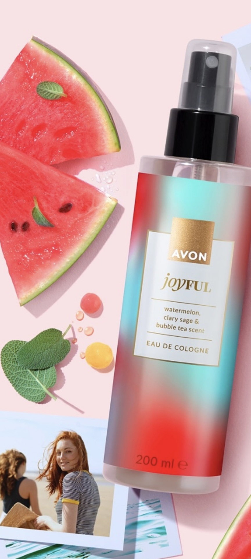 Avon Joyful парфюмированный спрей 200 мл, для женщин