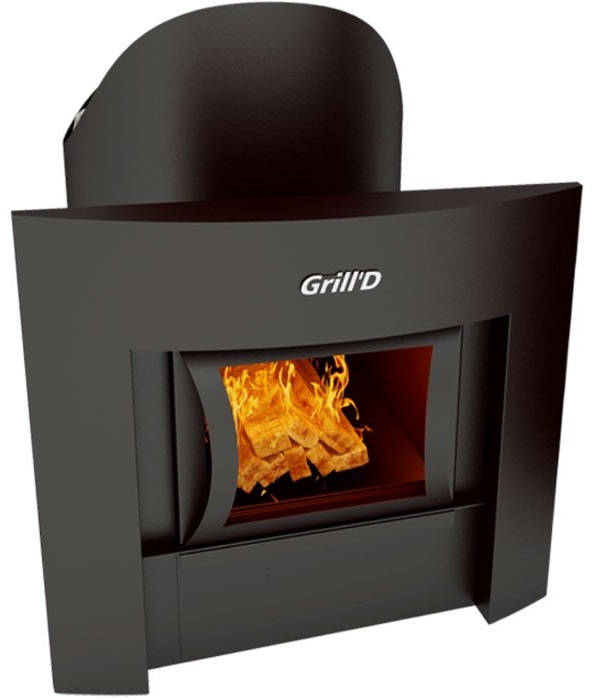 Банная печь Grill'D встроенная 16 м3, 650x785x750 мм