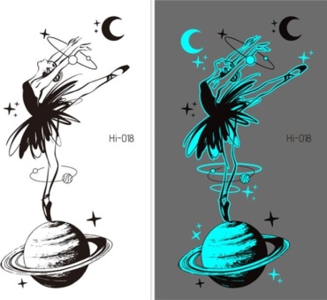 Переводное тату TATTOO 1 шт 10.5х6 см