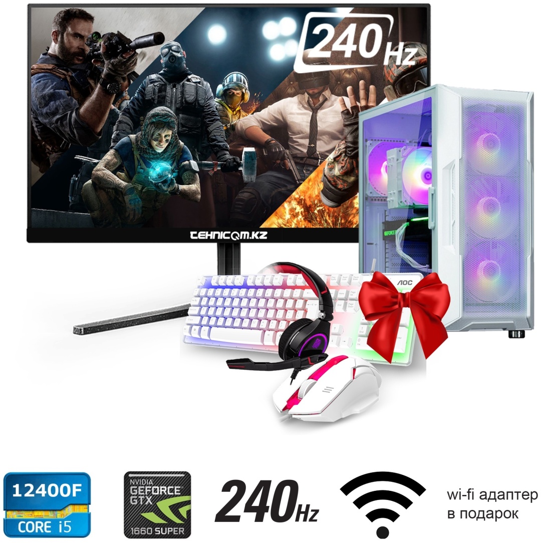 Купить Системный блок Tehnicom i5-12400F/ GTX 1660 Super/ 16GB/ SSD ...