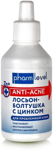 Pharmlevel лосьон Anti-acne с цинком 100 мл