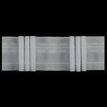 ASH TEXTILE шторная лента классика (гармошка) С152 6 см 1 м
