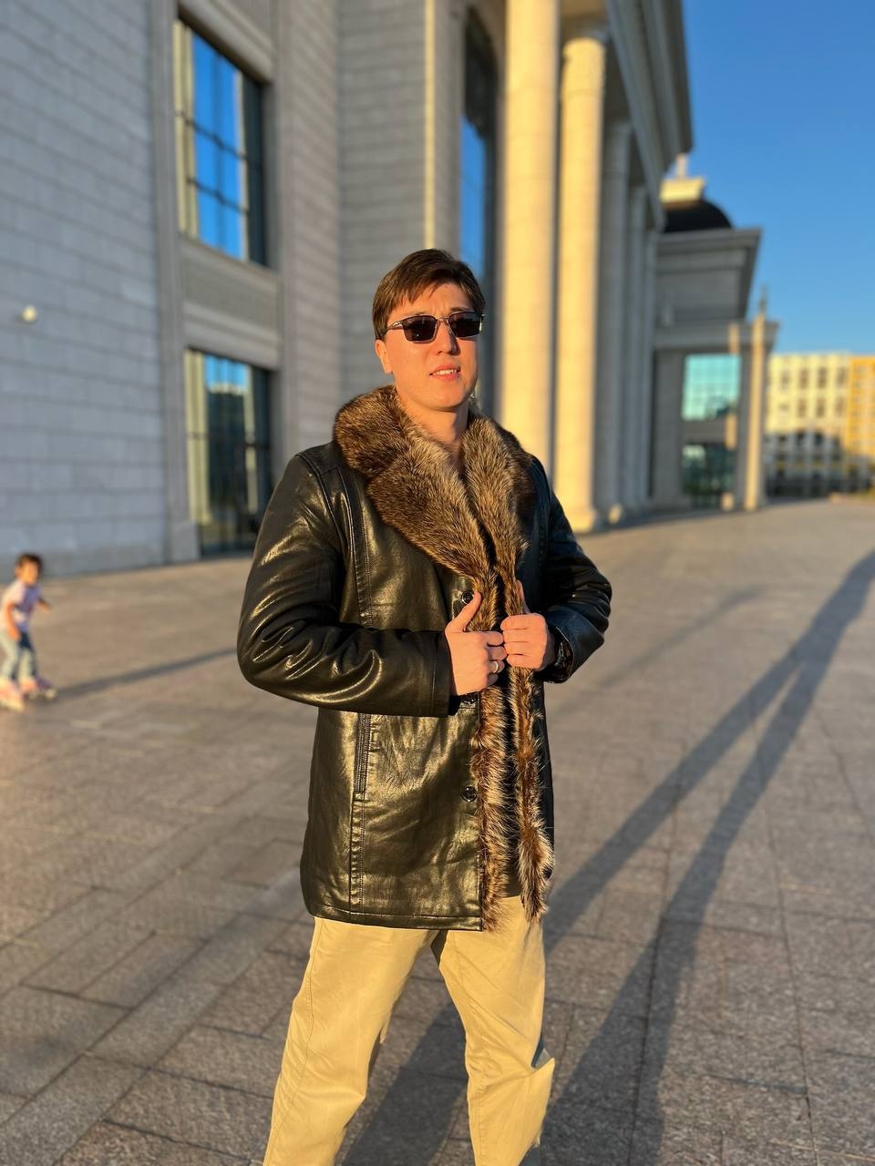 Дубленка AYAZBRAND черный