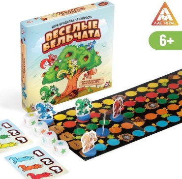 Настольная игра Лас Играс Весёлые бельчата
