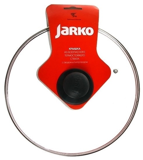 Крышка универсальная JARKO 28 см, стекло