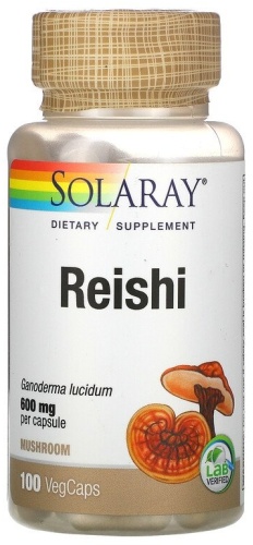 Solaray БАД Reishi 600 mg 100 капсул